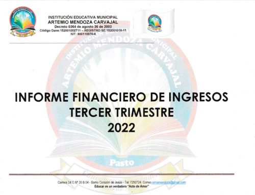 Informe financiero de ingresos