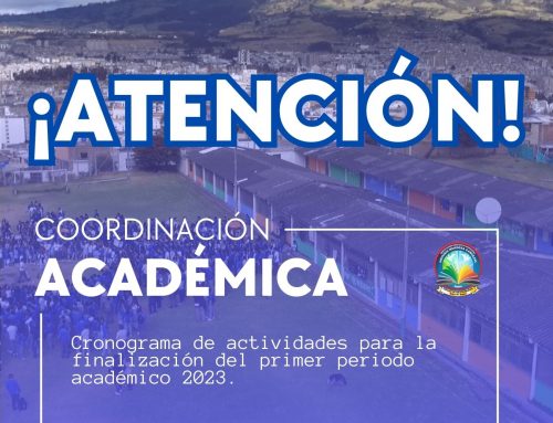 COMUNICADO 02 DE COORDINACIÓN ACADÉMICA